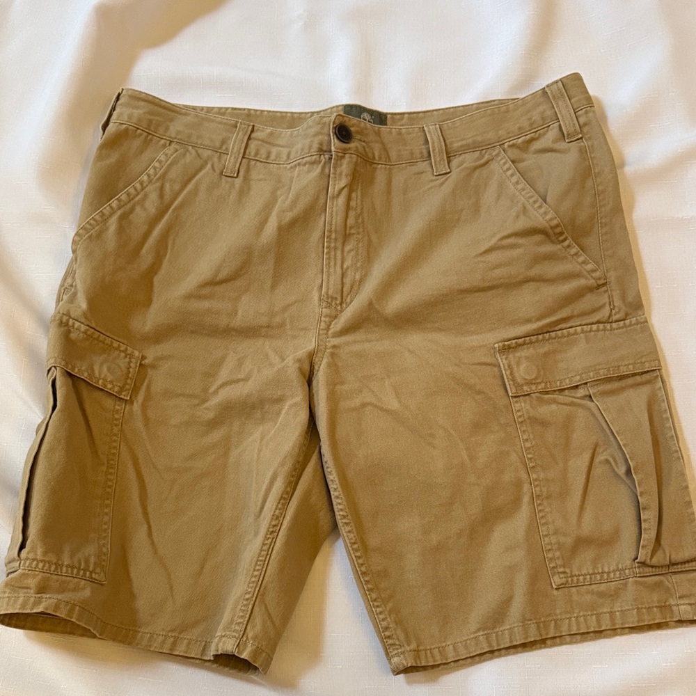 Men's Timberland Tan Cargo Shorts